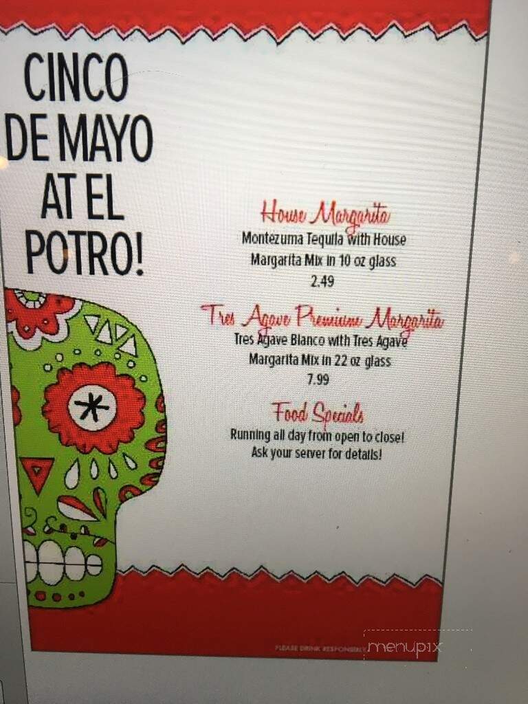 El Potro - Lee's Summit, MO menu_pic