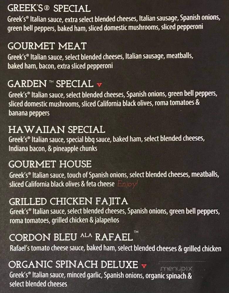 Greek's Pizzeria - Mooresville, IN menu_pic
