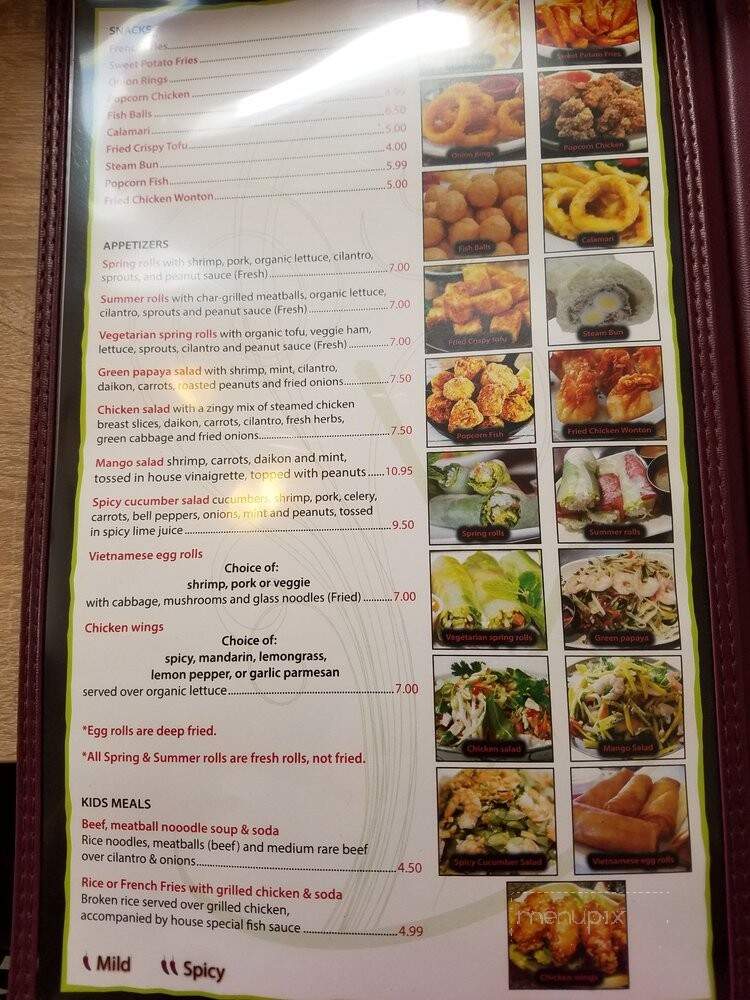 Chopstix - Carmel, CA menu_pic