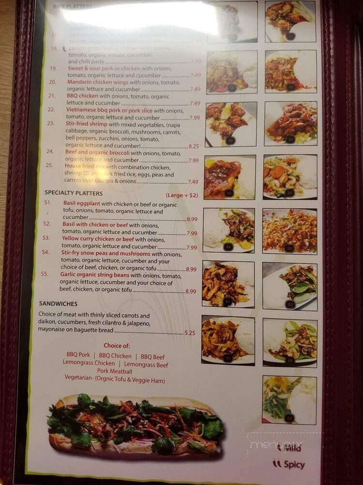 Chopstix - Carmel, CA menu_pic