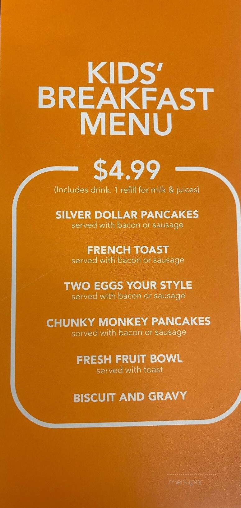 Dale's Family Restaurant 2 - Franklin, IN menu_pic