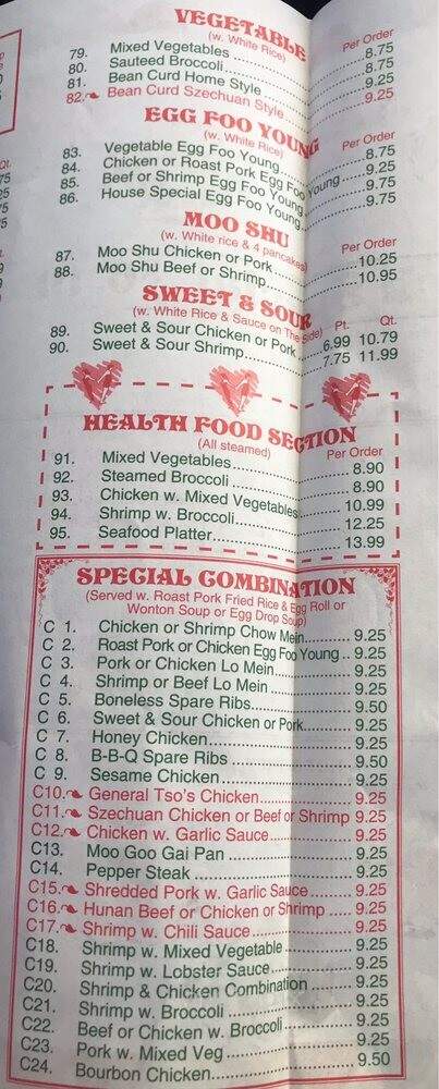 China One - Englewood, FL menu_pic