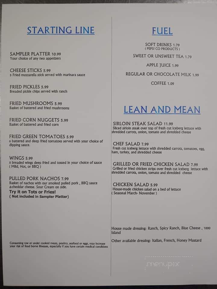 Jake's Place - Maryville, TN menu_pic