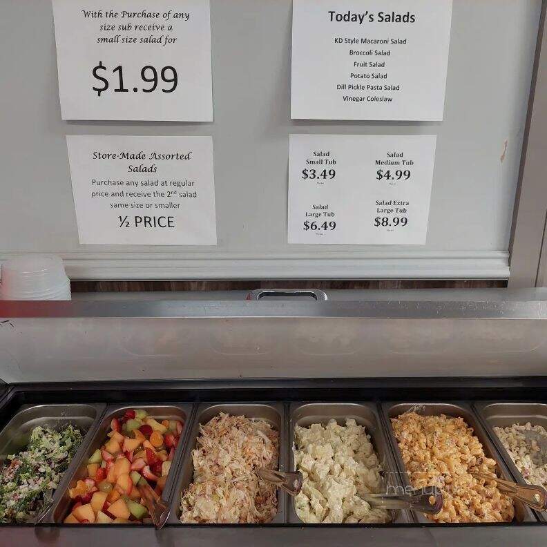 Kelly's Deli - Halifax, NS menu_pic