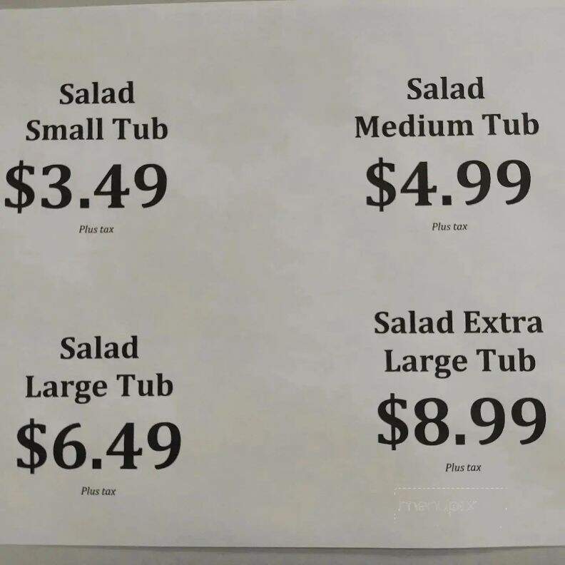Kelly's Deli - Halifax, NS menu_pic