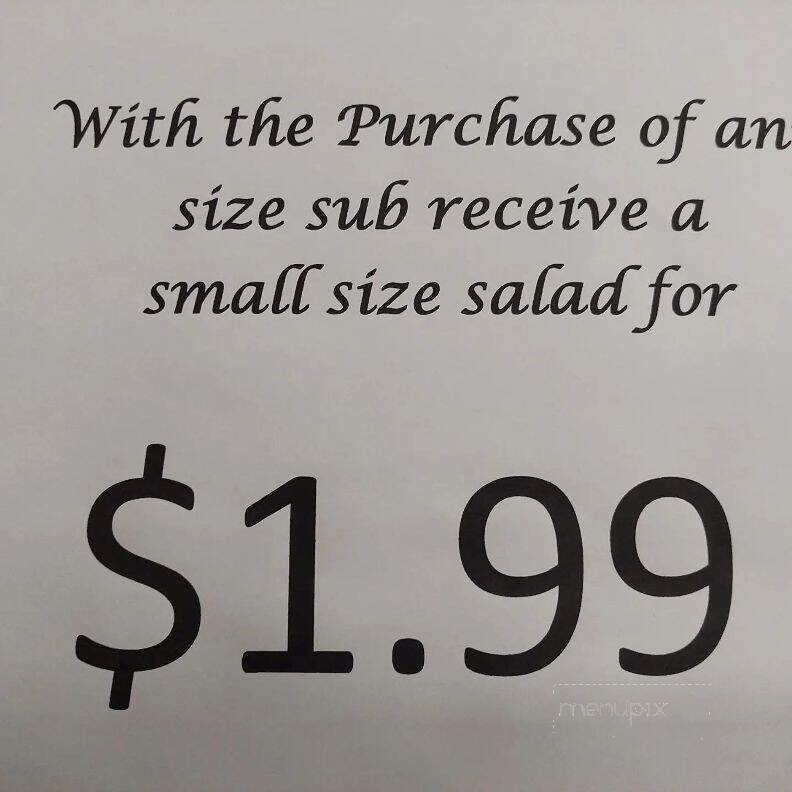 Kelly's Deli - Halifax, NS menu_pic