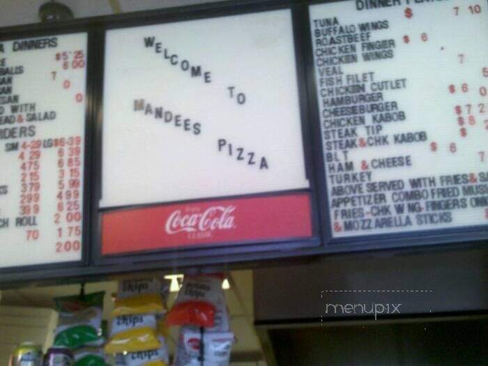 Mandee's Pizza - Lynn, MA menu_pic