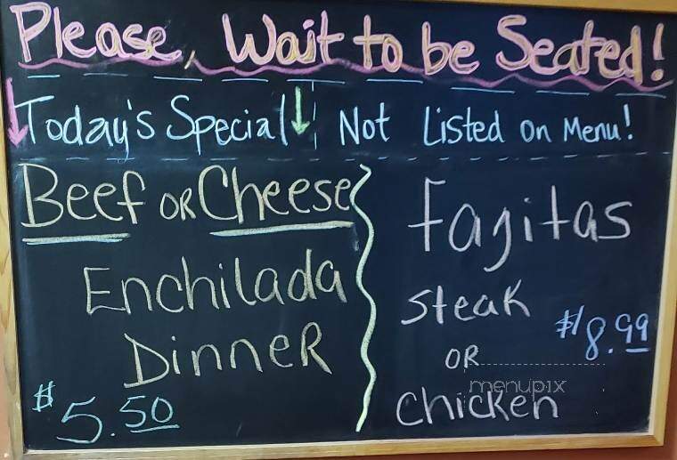 El Vallartas Mexican Restaurant - Cleveland, OK menu_pic