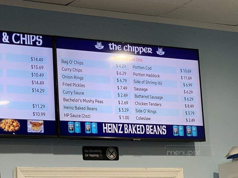 The Chipper - Virginia Beach, VA menu_pic