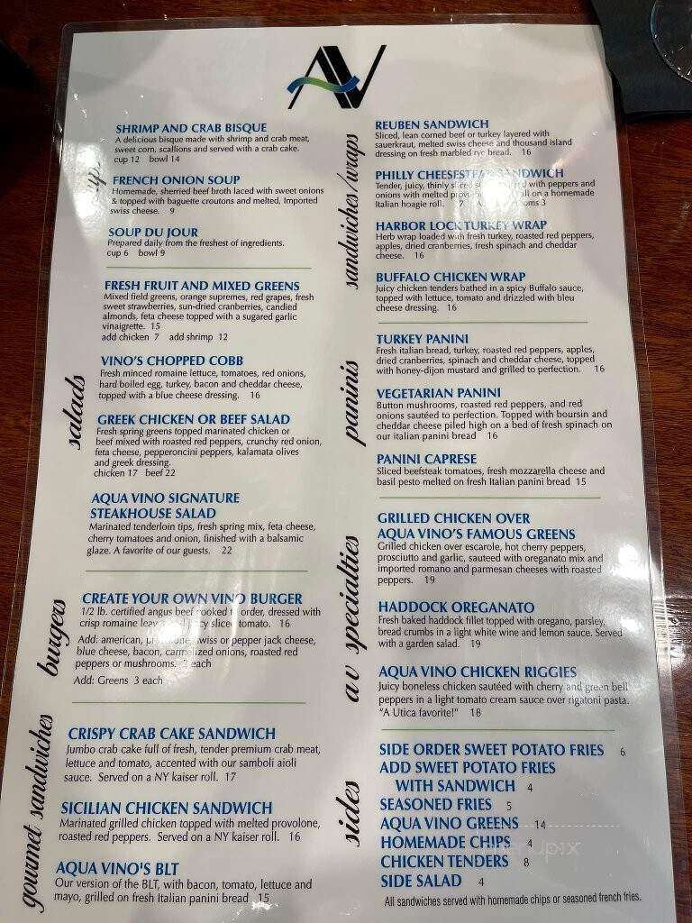 Telly's Inn Resturant - Cape Vincent, NY menu_pic