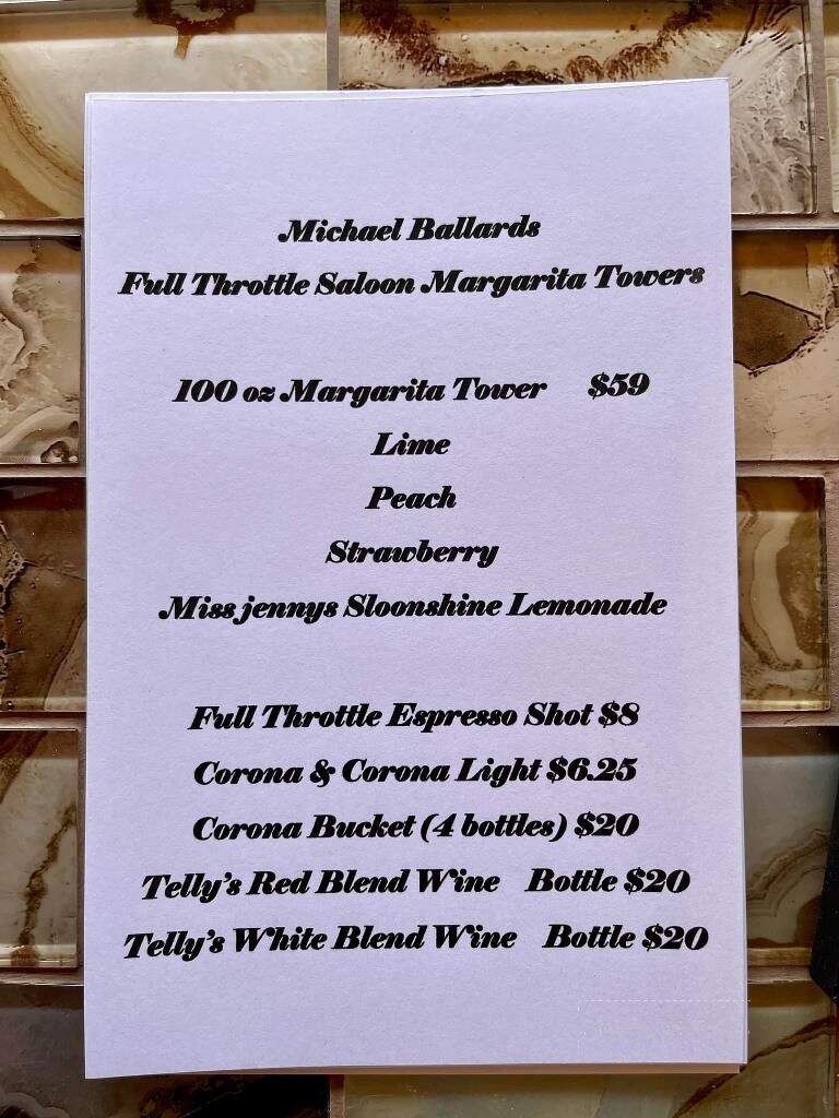 Telly's Inn Resturant - Cape Vincent, NY menu_pic