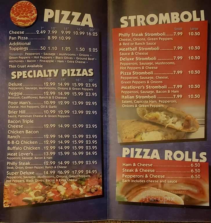Four Star Pizza - Hermitage, PA menu_pic