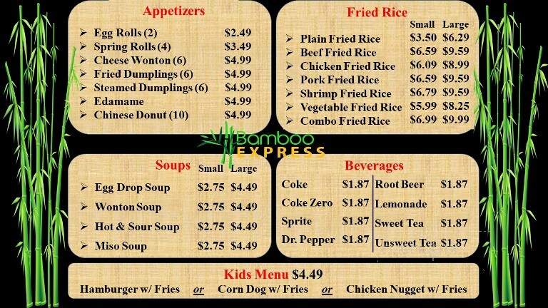 Bamboo Express - Canton, MS menu_pic