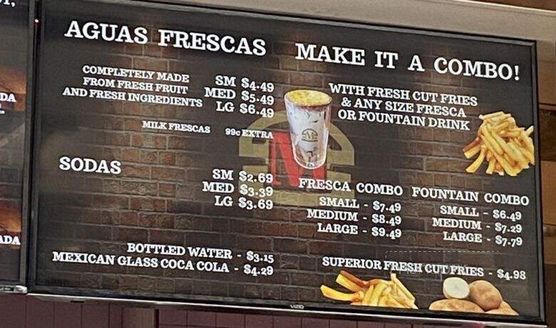Manny's Restaurant - Victorville, CA menu_pic