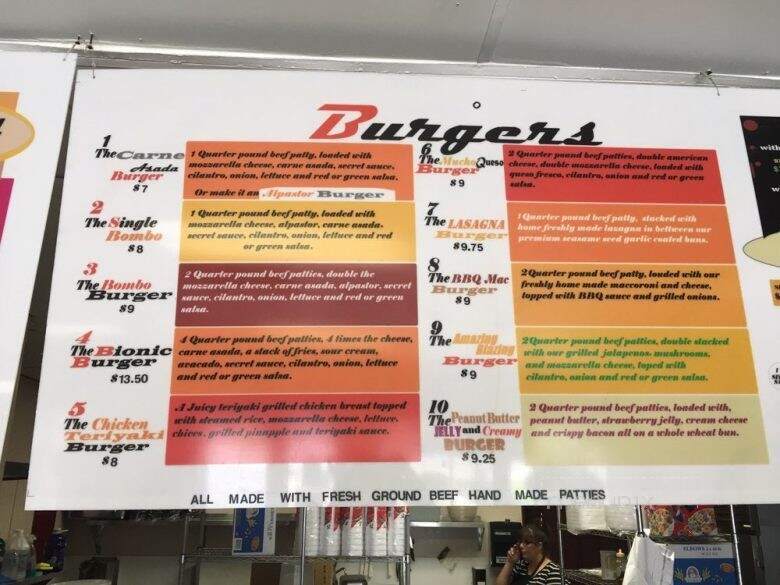 Manny's Restaurant - Victorville, CA menu_pic