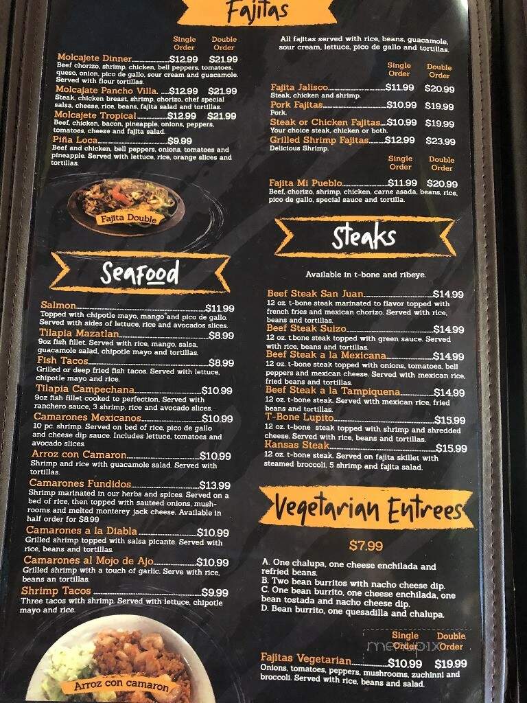 Mi Pueblo Mexican Restaurant - Chamberlain, SD menu_pic