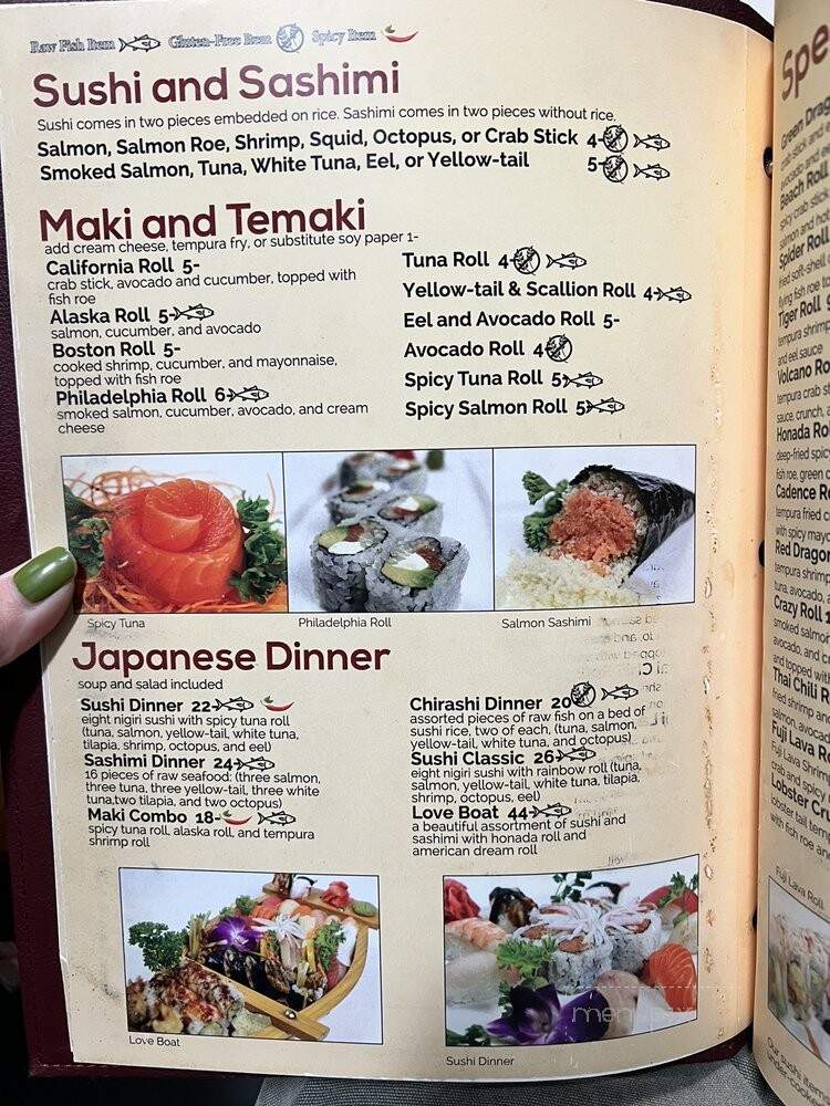 Fulin's Asian Cuisine - Ooltewah, TN menu_pic