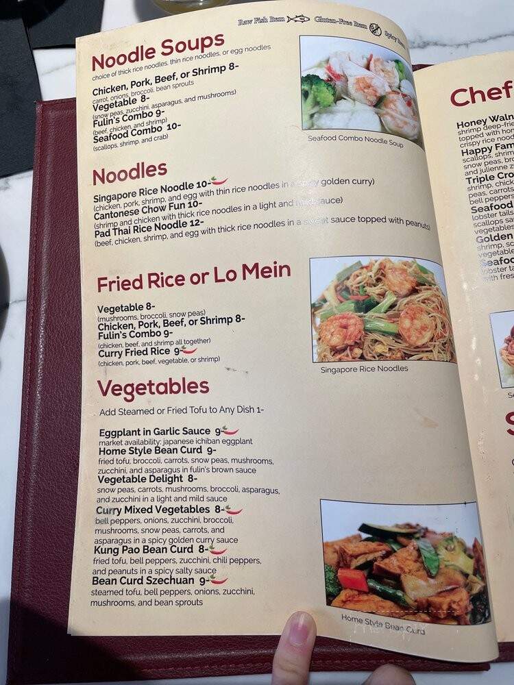 Fulin's Asian Cuisine - Ooltewah, TN menu_pic