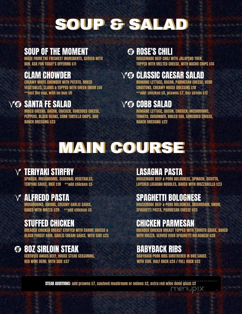 Don Cherry's Sports Grill - Cranbrook, BC menu_pic