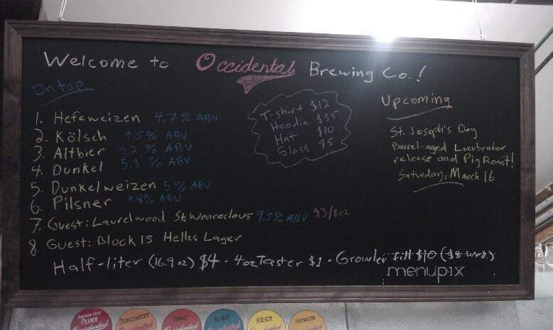 Occidental Brewing Co - Portland, OR
