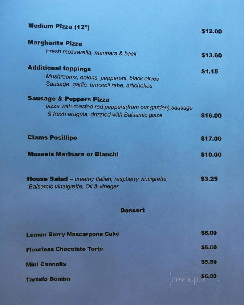 Giovanni's Inn - Wurtsboro, NY menu_pic