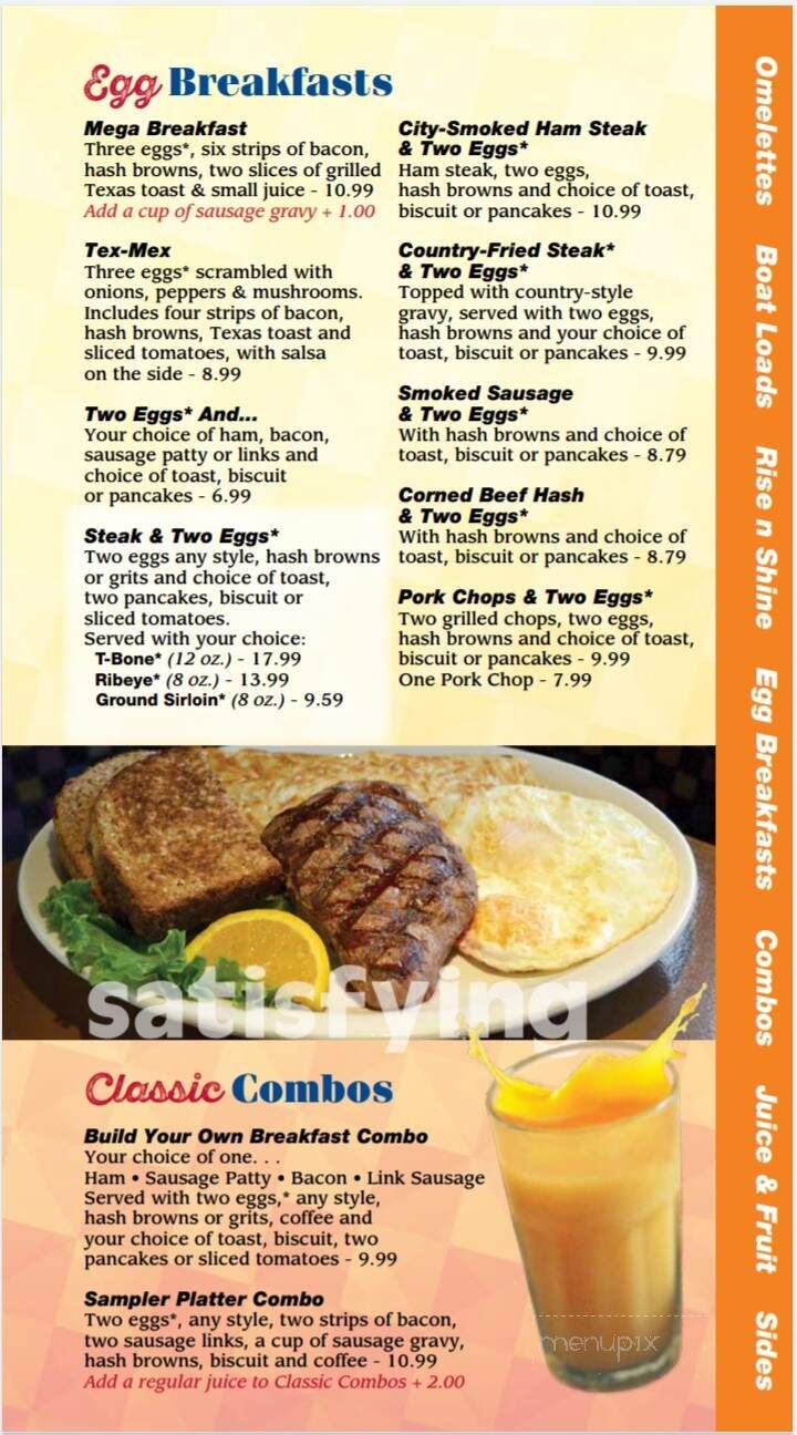 Sunshine Cafe - Muncie, IN menu_pic