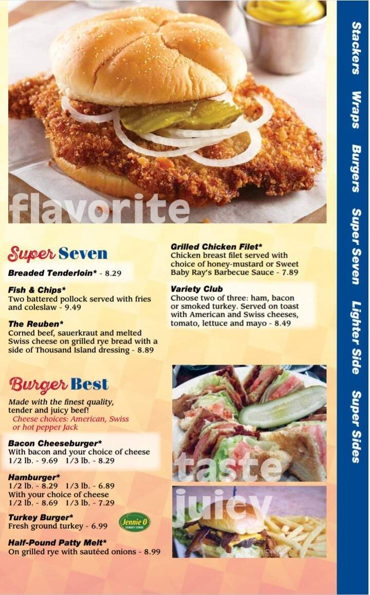 Sunshine Cafe - Muncie, IN menu_pic