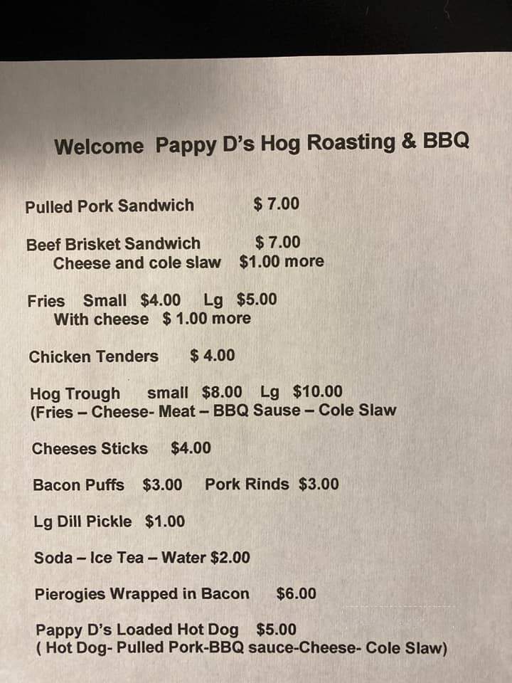 Pappy D's BBQ - Friedens, PA