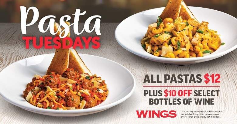 Wings - Tsawwassen, BC menu_pic