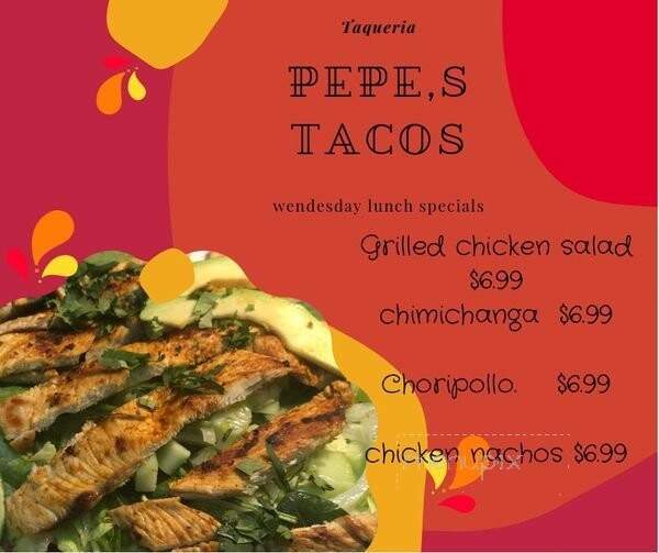 Pepe's Tacos - Wilkesboro, NC menu_pic