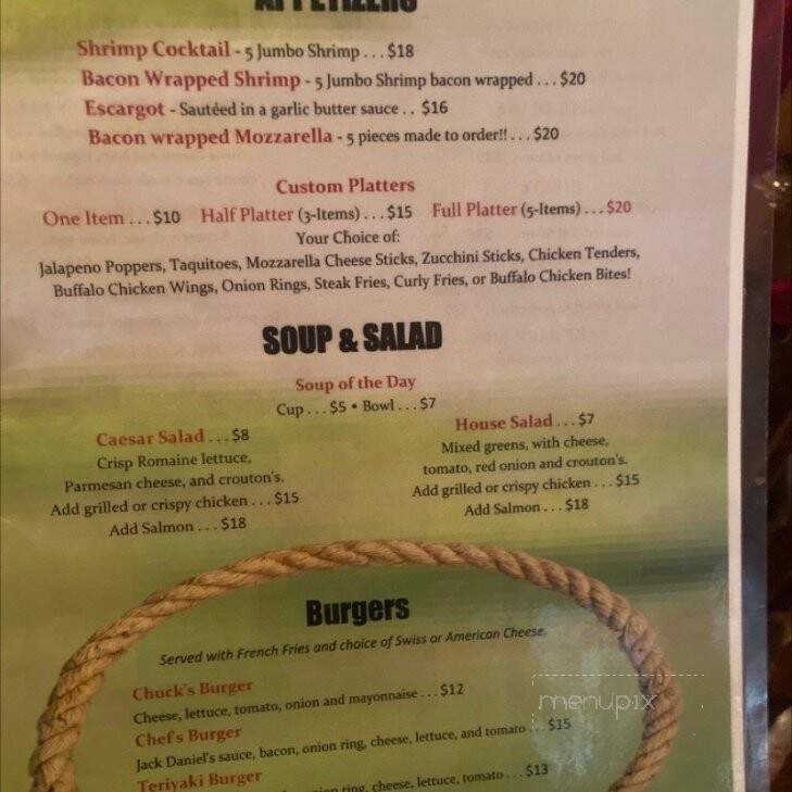 Mosman's Steakhouse - Lancaster, CA menu_pic