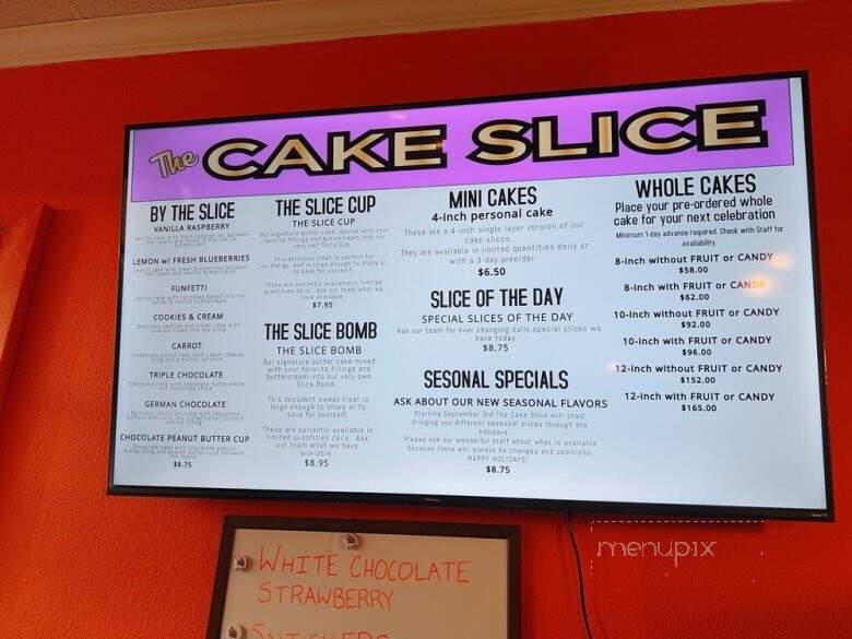 The Cake Slice - Las Vegas, NV menu_pic