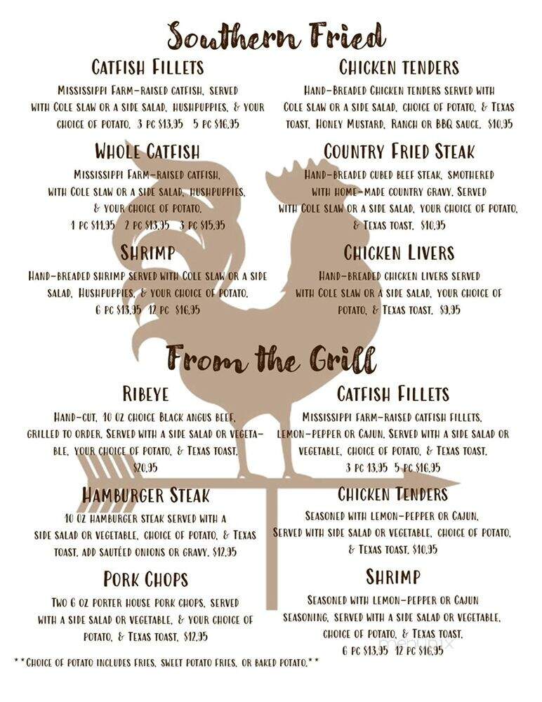 Farmhouse Restaurant - Iuka, MS menu_pic