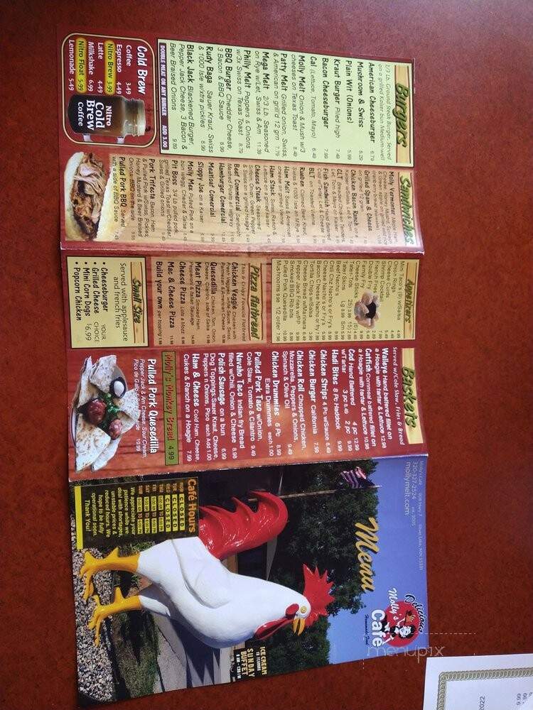 Molly's Cafe - Silver Lake, MN menu_pic