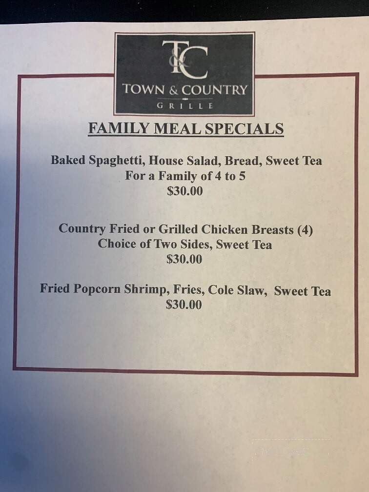 Town & Country Restaurant - King, NC