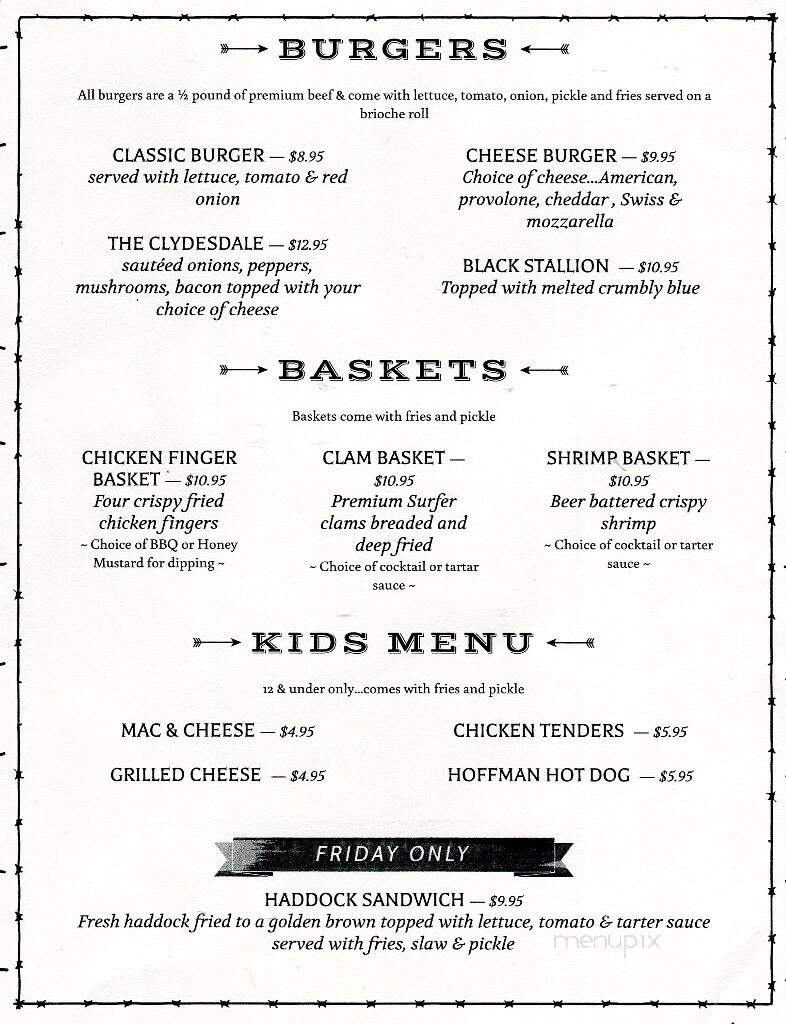 Alder Creek inn - Alder Creek, NY menu_pic