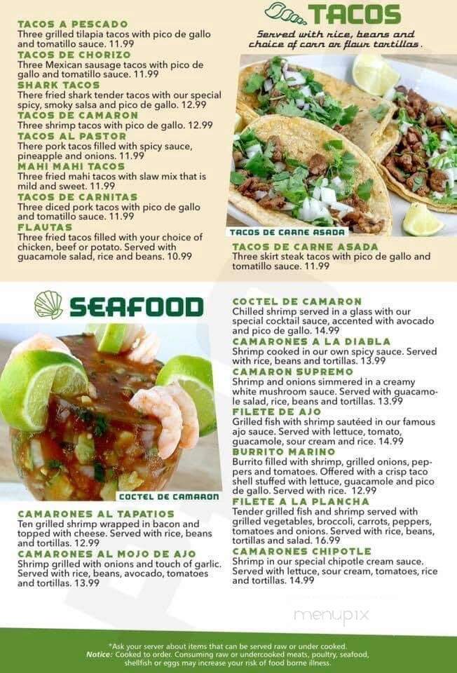 Acapulco Mexican Grill - Charlotte, MI menu_pic