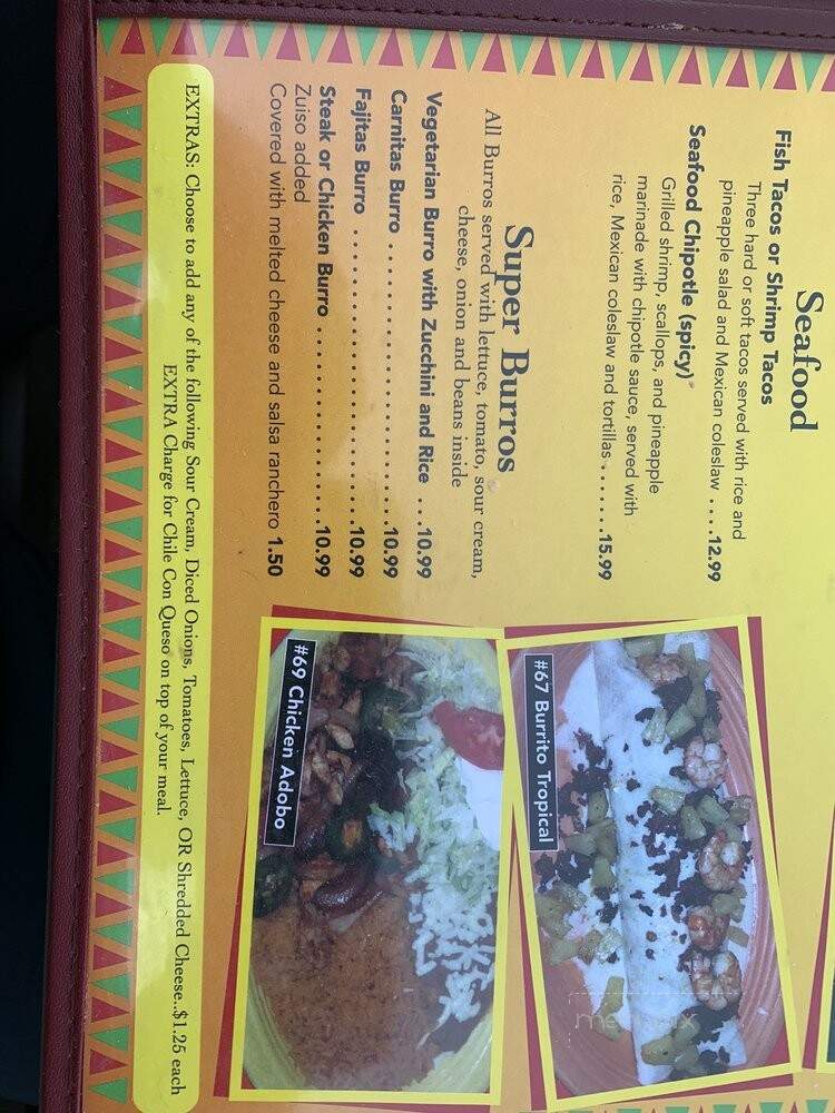 Casa Del Rio Restaurant - Wadsworth, OH menu_pic