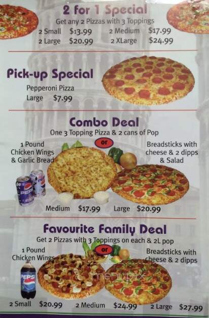 Vito's Pizza - Elora, ON menu_pic