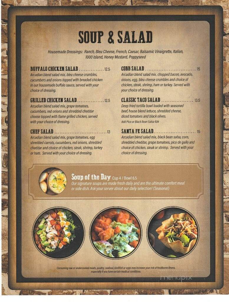 Sticks n' Stones Steak & Tap - Hannibal, MO menu_pic