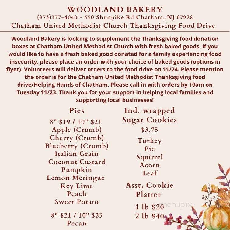 Woodland Bakery - Chatham, NJ
