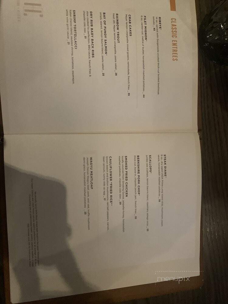 The HC Tavern + Kitchen - Fishers, IN menu_pic