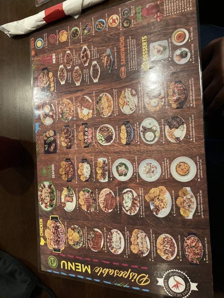Noches De Colombia - Newburgh, NY menu_pic