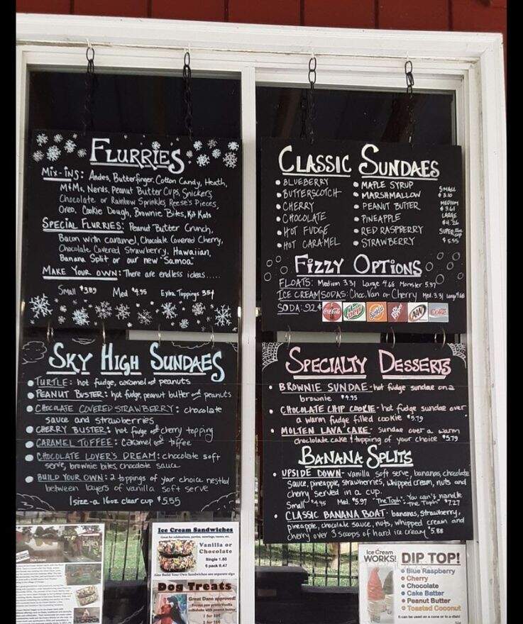 Ice Cream Works! - Owego, NY menu_pic
