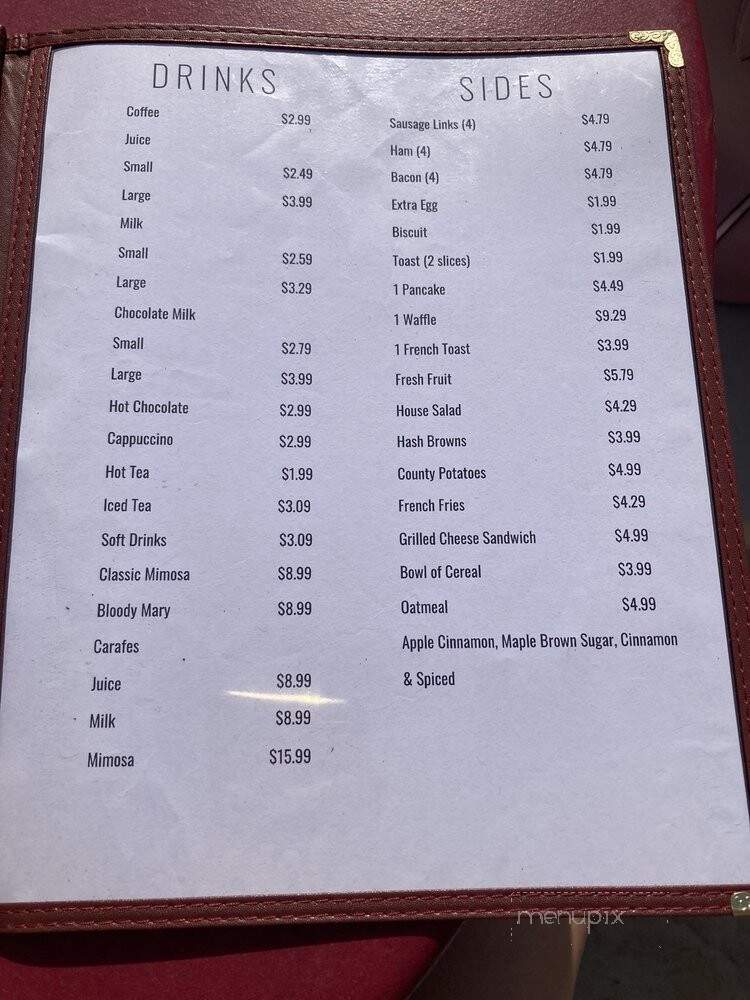 Sequoia Cider Mill - Three Rivers, CA menu_pic