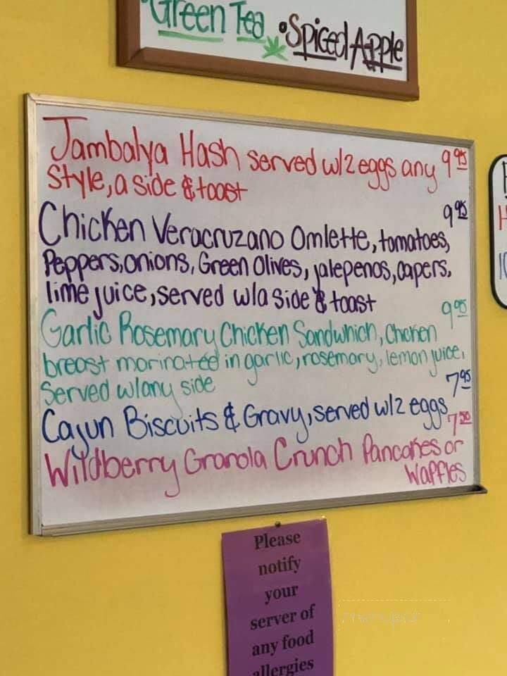 Bluebird Cafe - Wakefield, RI menu_pic