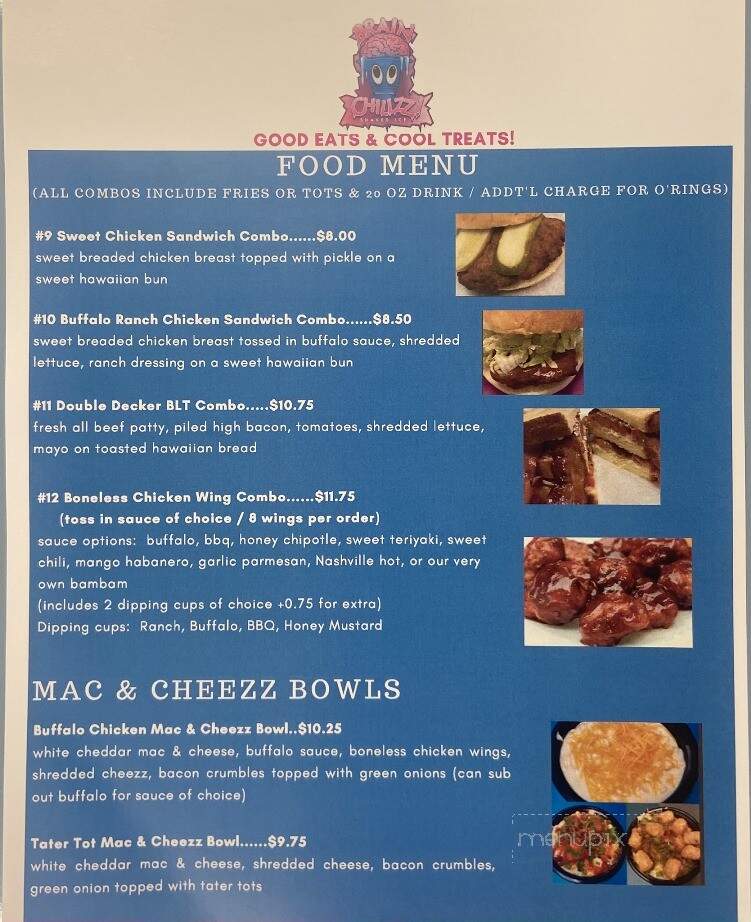 Brain Chillzz - Martinsville, IN menu_pic