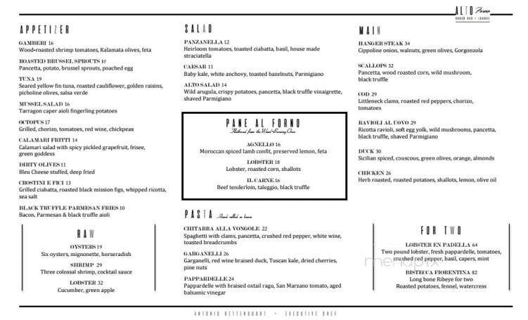 Daniella's Ristorante - Peabody, MA menu_pic
