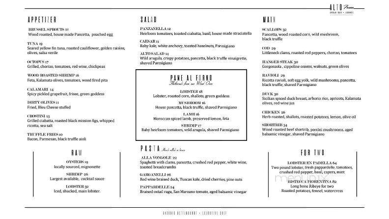 Daniella's Ristorante - Peabody, MA menu_pic