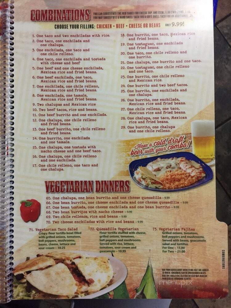 Don tequilas - Charlotte, MI menu_pic